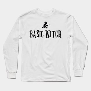 Basic Witch Halloween Design Long Sleeve T-Shirt